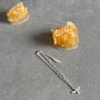 Bee Charm Sterling Silver Bracelet, thumbnail 4 of 12
