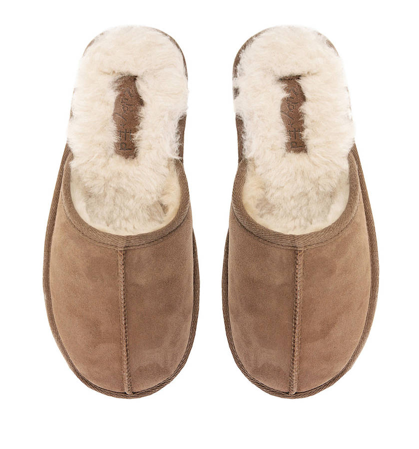 mens sheepskin slippers by idyll home | notonthehighstreet.com