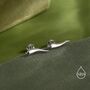Sterling Silver Tiny Chili Pepper Stud Earrings, thumbnail 3 of 12