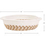 Set Of Two Woven Cotton Rope Storage Baskets, thumbnail 4 of 5