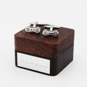 Personalised Bicycle Chain Link Cufflinks, 4 of 4
