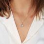 Yellow Gold Cushion Briolette Cut Topaz Necklace, thumbnail 1 of 4
