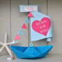 Personalised Mothers Day Sailboat Card, thumbnail 3 of 8