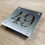 Stainless Steel House Number, thumbnail 5 of 10