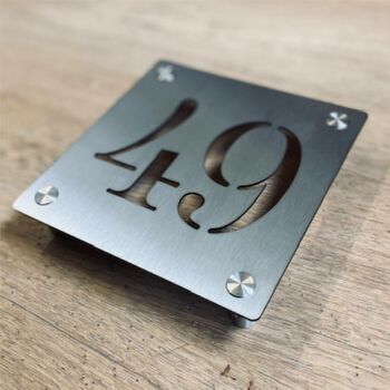 Stainless Steel House Number, 5 of 10