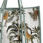 Giraffe Print Large Quilted Cotton Tote Bag In White, thumbnail 4 of 4