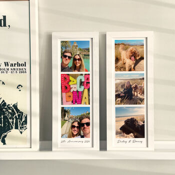 Personalised Photo Booth Strip Framed Print, 7 of 7