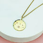Zodiac Constellation Necklace With White Sapphires, thumbnail 2 of 7