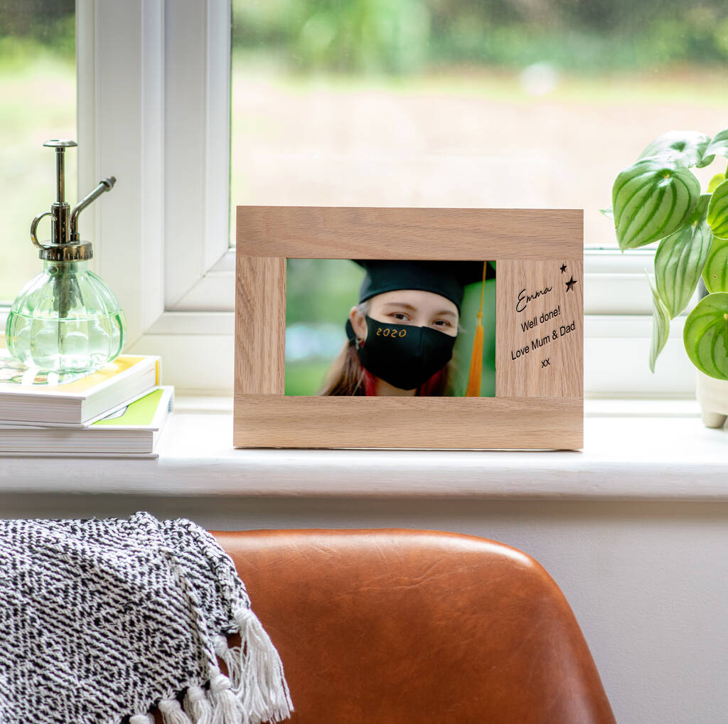 Personalised Graduation Gift Framed Photo Print By EdgeInspired