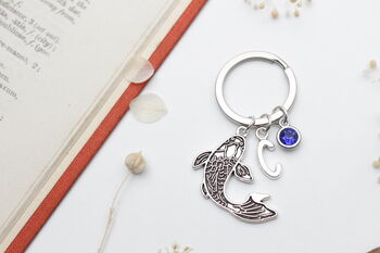 Personalised Koi Fish Keyring Koi Lover Gift, 5 of 8