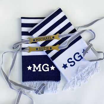 Personalised Towel And Carrier Strap, Sustainable Gift, 2 of 8