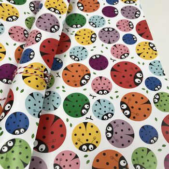 Rainbow Bug Spotty Wrapping Paper, 6 of 7