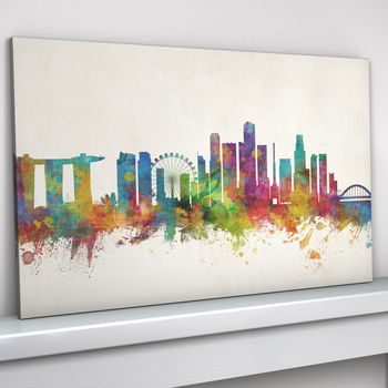 Singapore Skyline Cityscape Art Print, 2 of 8