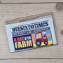 Crinkly Cloth Baby Newspaper Book Farm Animals, thumbnail 3 of 3