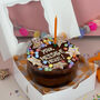 Personalised Party Brownie Cake, thumbnail 2 of 4