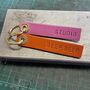 Personalised Leather Key Tag, thumbnail 5 of 5