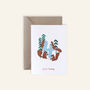 Four Today Squirrels Fourth Birthday Card, thumbnail 2 of 4