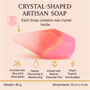 Crystal Soap Set Of Three Gift Infused With Genuine Crystals, thumbnail 2 of 7