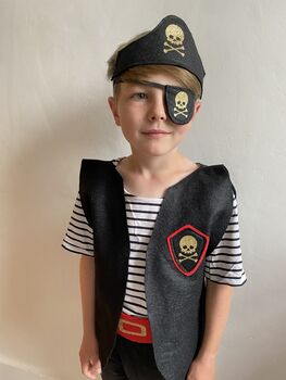 Custom Pirate Costume Choose Outfit Colour, 3 of 10