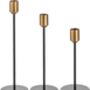 Set Of Three Candle Holders For Taper Candlestick, thumbnail 2 of 7