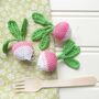 Radish Soft Toy Crochet Pretend Play, thumbnail 1 of 5