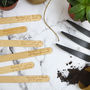 Personalised Funny Plant Marker Set For Grandad, thumbnail 2 of 5