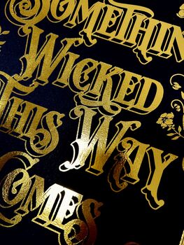 Gothic Typographic Foiled Print, 3 of 11