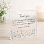 Personalised Thank You Acrylic Block Gift For Teachers, thumbnail 1 of 6
