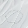 Sterling Silver Belcher Charm Bracelet Adult + Child, thumbnail 2 of 3