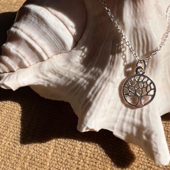 Tree Of Life Sterling Silver Necklace, 2 of 4