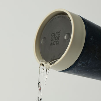 Circular And Co Coffee Cup Made From Fabric 12oz Ecru, 3 of 7