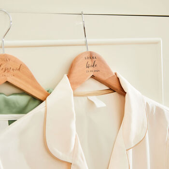 Personalised Bride Wooden Hanger, 3 of 4