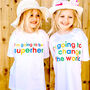 Children's Change The World Slogan T Shirt, thumbnail 2 of 3