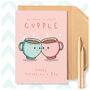 Cute Happy Valentine's Day Card, Husband Wife Partner, thumbnail 1 of 4