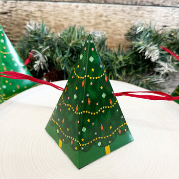 Green Tree Novelty Christmas Crackers Set Of Six, 2 of 5