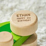 Personalised Wooden Toy Frog, thumbnail 3 of 3