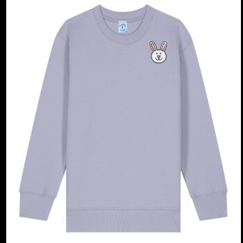 Childrens Organic Cotton Bunny Sweatshirt, 2 of 12