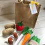 Pretend Play Felt Food Vegetable Collection, thumbnail 2 of 4