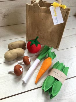 Pretend Play Felt Food Vegetable Collection, 2 of 4
