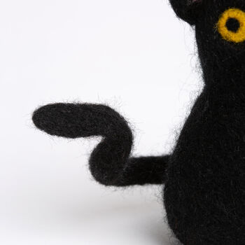 Halloween Cat Needle Felting Kit, 8 of 9