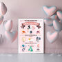 Pink Personalised Birth Details Print, thumbnail 2 of 12