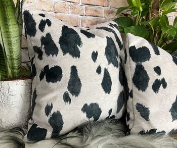 Velvet Appaloosa Pony Pattern Cushion, 4 of 10