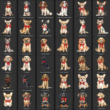 Personalised Christmas Dog Mug Christmas Gifts For Dog Lovers Choose Your Breed, 7 of 10