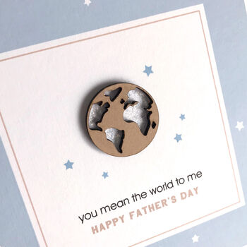 You Mean The World, Father's Day Globe Card, 2 of 3