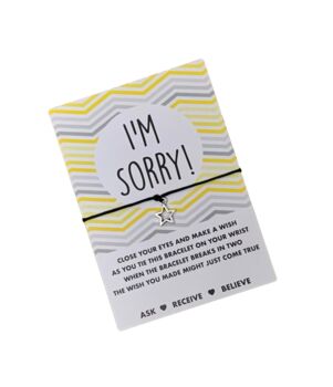 I'm Sorry Wish Bracelet | Gift To Say Sorry | Apology Gift, 7 of 7