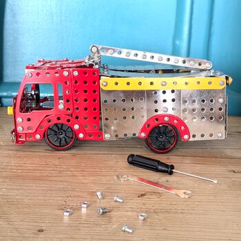 Make Your Own Fire Engine Metal Construction Set, 7 of 8