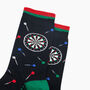 Darts Bamboo Socks In Black, thumbnail 3 of 5