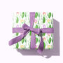 Snowdrop Tulips Wrapping Paper Roll Or Folded, thumbnail 1 of 3
