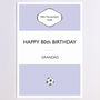 Personalised Birthday Stripe Birthday Card, thumbnail 9 of 11