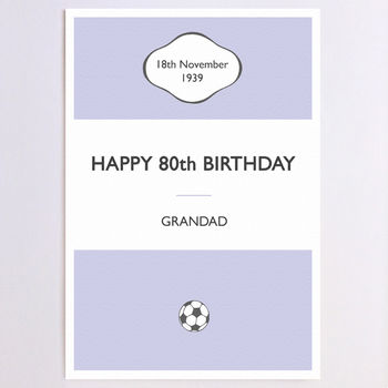 Personalised Birthday Stripe Birthday Card, 9 of 11